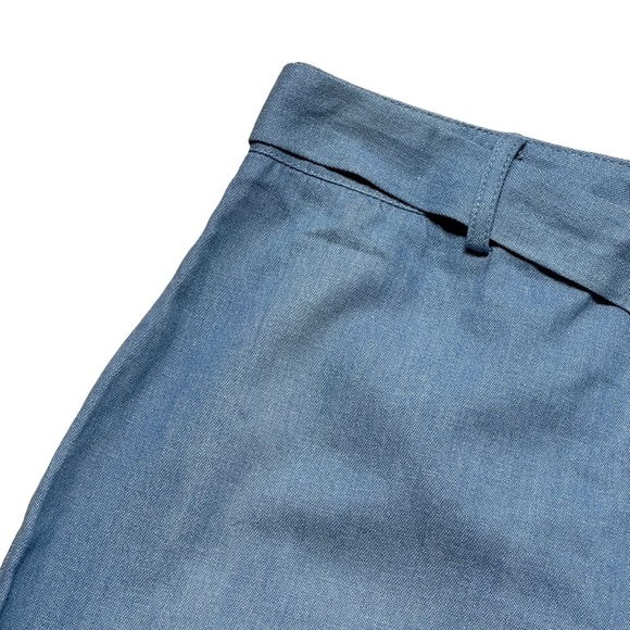 Revolve Superdown Tinley Blue Chambray Mini Skirt US S - Picture 3 of 10